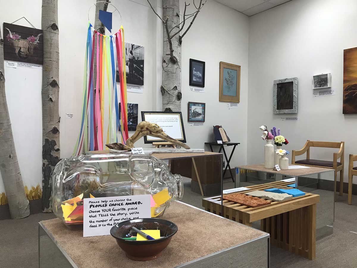 Art-Show-Art-Bank Local artists at the Art Bank<br />
